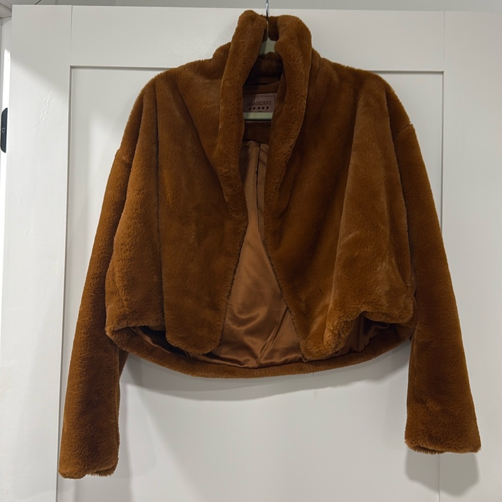 BlankNYC faux fur jacket, size medium
